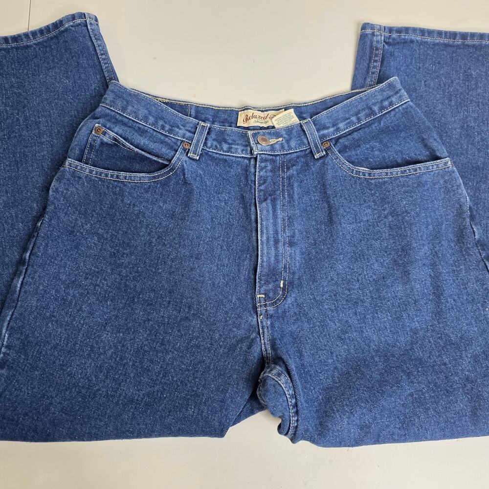 St. John's Bay, Blue Jeans Relaxed Fit, Women's Sz14P Petite